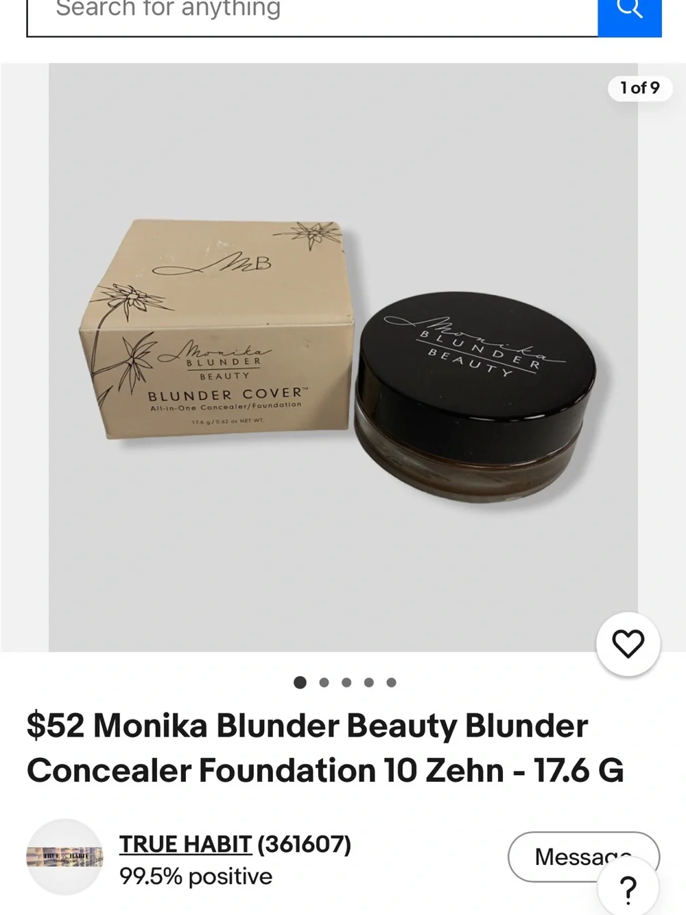 Monika Blunder Beauty Loose Powder - Cream concealer Foundation 4-Vler